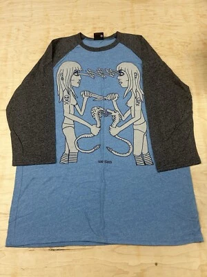 Volcom x Ozzy Wrong FA “OZZZIZ” Collectable 3/4 Sleeve Shirt - Size L - Image 1 of 4