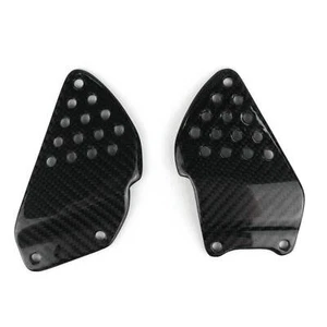 Honda CBR900RR Fireblade 100% Carbon Fibre Heel Plates 96-99 - Picture 1 of 4