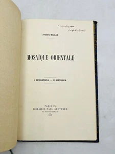 {ENVOI} MACLER. Mosaique Orientale. 1907 - Picture 1 of 10
