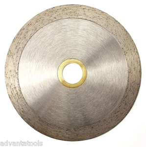 4” Continuous Rim Diamond Saw Blade for Tile Masonry - 7/8"-5/8" Arbor - Picture 1 of 2