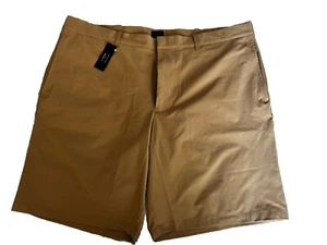 J Crew Herrenshorts 38 khaki Chino vorne Freizeit 9" Schrittlänge NEU Etikett für Golf Arbeit - Bild 1 von 5