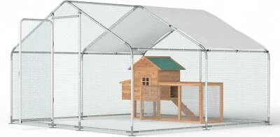 ECOLINEAR Deluxe Large chicken coop Weatherproof Hen House Pet Poultry Cage Outdoor Yard