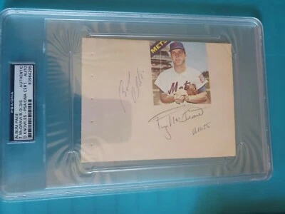 ⚾️Tug McGraw Photo, Darold Knowles,Bob Oldis Autograph album page PSA/DNA 1 OF 1 - Image 1 of 4