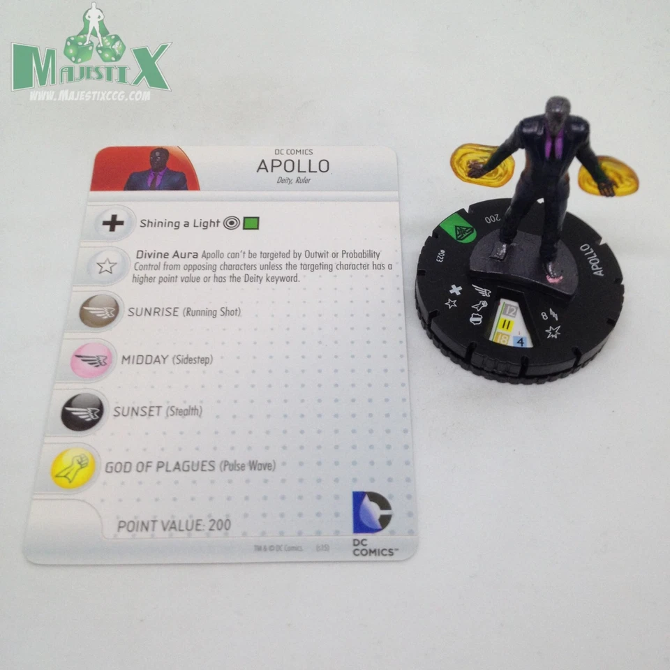 Heroclix Superman / Wonder Woman Set Apolo #023 ¡Figura poco común con tarjeta! Foto 1 de 1