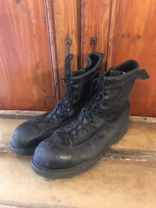 Rare ANSI Motorcycle Military Army Jump Boots Size 12 R Steel Toe Rare! - Picture 1 of 9