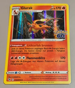 Glurak # 010/078 (Charizard) Rare Holo Pokemon Go 2022 Pokemon Deutsch Mint - Picture 1 of 3