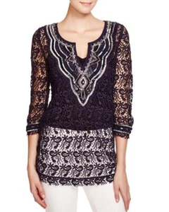 Top de mujer Moon & Meadow, talla S, de punto, manga 34, $225 - Imagen 1 de 6