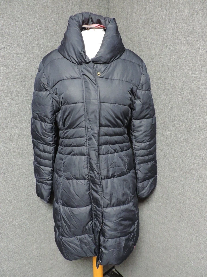 JOULES Elmcroft Long Line Padded Coat Navy UK 10 RRP £99.95 LN029 LL 10 - Image 1 of 4