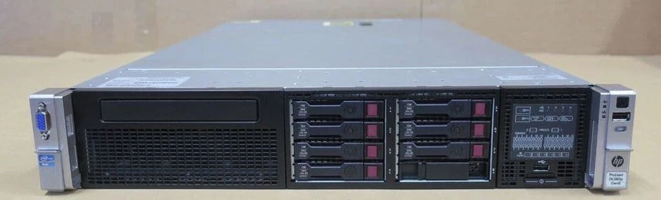 HP ProLiant DL380p Gen8 2x 6-Core E5-2630 256GB Ram 8-Bay 2TB Storage 2U Server - Image 1 of 1