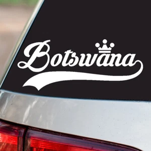 Botswana Sticker Country Pride all sizes chrome and regular vinyl colors - Picture 1 of 2