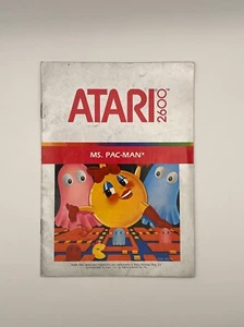 Ms. Pac-Man ATARI 2600 Game Instructions Manual - Picture 1 of 2