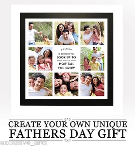 Collage del Día del Padre Personalizado Enmarcado Foto Regalo - Para admirar - Imagen 1 de 9