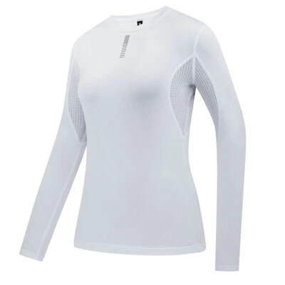 Women's Cycling Base Layers Bicycle Undershirt Thermal Fleece  Long Sleeve Road - Image 1 of 4