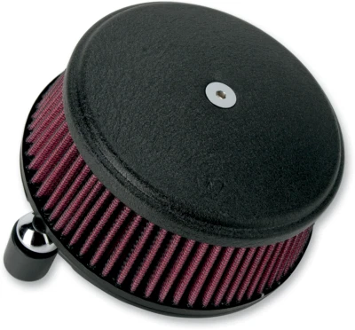 Arlen Ness Black Big Sucker Air Cleaner Filter Kit 91-22 Harley Sportster 1200 - Image 1 of 3