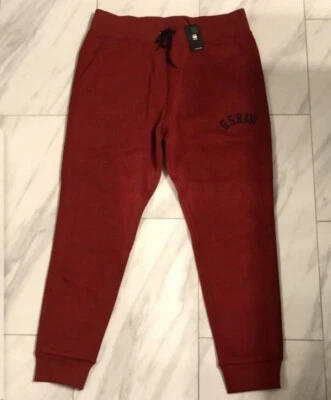 G-Star Raw Men’s Sweatpants Red $120 Large New - Image 1 of 3