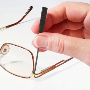 Brillengestell Reparatur Zubehör Randlos Set Brillenschrauben sortiert - Bild 1 von 12