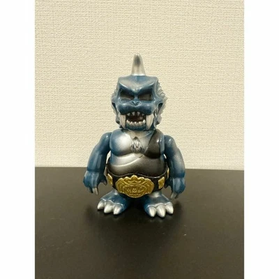 Gargamel Vinyl Fight Gargames (55 blau) mit schwarz x gold Championship Gürtel - Bild 1 von 4