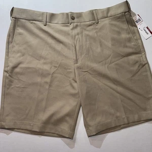 Men’s Grand Slam Performance Off Course Golf Shorts Size 42, Stretch, Beige - Picture 1 of 8