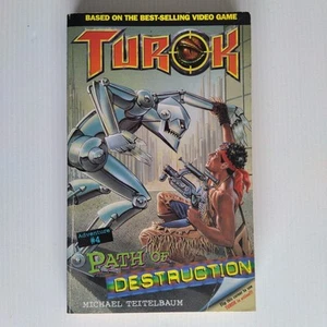 Turok : Path of Destruction Paperback Book | Based on Video Game | Vintage VGC - Picture 1 of 9