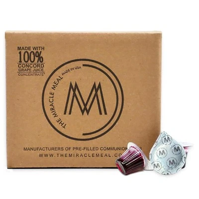 Communion only Juice Cups Set – 100 with 100% Concord Grape Juice Only - Image 1 of 4