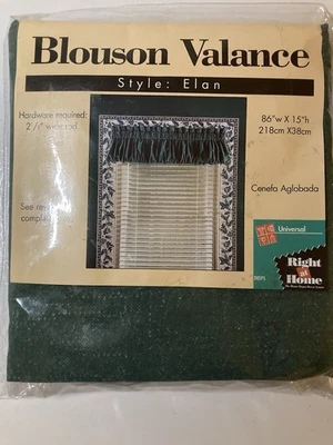 Blusa Right At Home Cenefa Verde Nueva 86x15 Foto 1 de 4