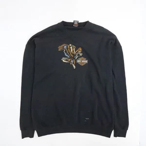 Sudadera De Colección Harley Davidson Motorcycles Eagle Cuello Redondo Talla 2XL 1998 Años 90 - Imagen 1 de 8