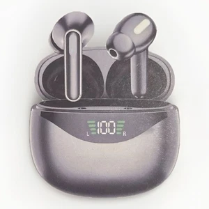 Earbuds Lifebee Wireless White Real-time with digital LED Power Display - Picture 1 of 9