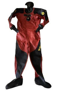 Traje seco de goma para buceo Viking Pro 1000 capucha adjunta talla 2 grande envío GRATIS - Imagen 1 de 17