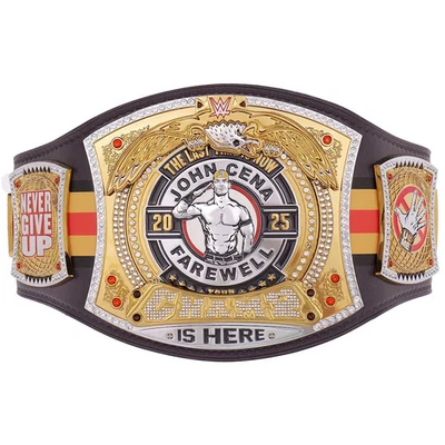 J.C Farewell Tour 2025 San Diego Spinner Championship Replica Title Belt 2-4mm - Image 1 of 4