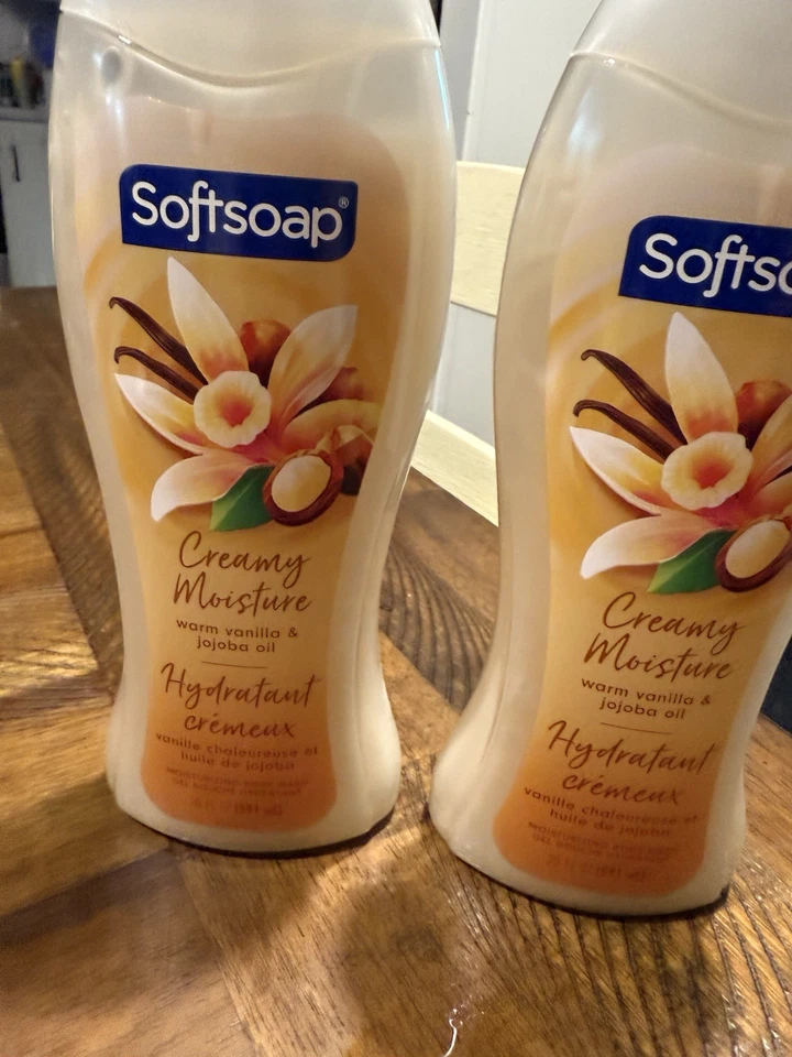 ЛОТ ИЗ 2 мягких масел кремовое увлажняющее теплое ванильное и жожоба масло увлажняющее средство для мытья тела - Изображение 1 из 1