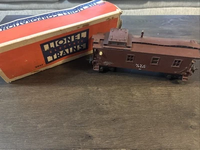 RARO Lionel 2957 CABOOSE EN EXCELENTE ESTADO ORIGINAL ¡Con escaleras! Foto 1 de 4