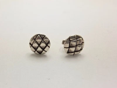 Pendientes John Hardy Legends Cobra Botón Plata 12mm Foto 1 de 4