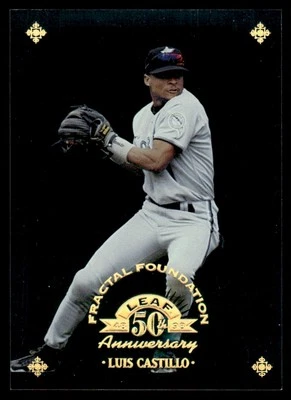 1998 Leaf Fractal Foundations Luis Castillo 1462/3999 Florida Marlins #136 - Image 1 of 2