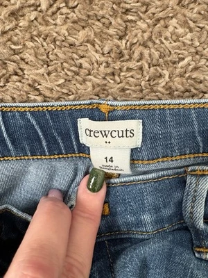 Crewcuts J. Pantalones cortos vaqueros Crew para niña talla 14 Foto 1 de 2