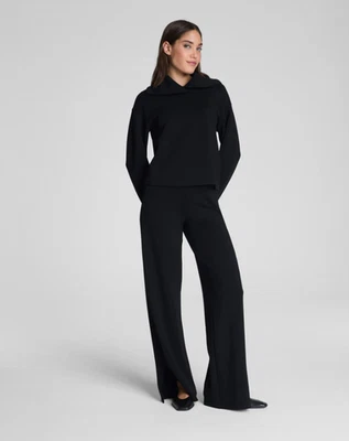 BEST SELLING SPANX AirEssentials® Zero Waistband Wide Leg Pant, Very Black - Image 1 of 4