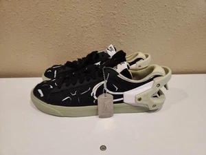 Nike Acronym x Blazer - Low Black Olive Aura (DO9373-001) Men 5.5/Women 7 - Picture 1 of 7