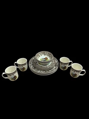 Pratos, tigelas, caneca Legend Fine Earthenware Woodland Turkey jantar e salada - 16 - Imagem 1 de 4