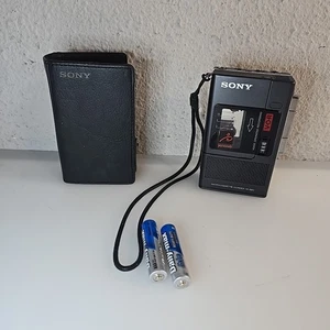 Sony Microcassette-Corder M-88V W Oem Case Tested Working - Picture 1 of 6