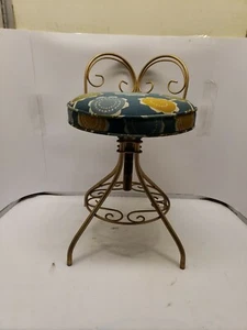 Vintage Mid Century Adjustable Vanity Stool - Picture 1 of 5
