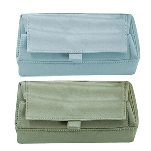 Canvas Pencil Pouch Pencil Storage Bag Multifunction High Capacity School Studen - Picture 1 of 10