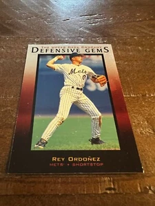 1996 Upper Deck Defensive Gems Baseball Card #149 Rey Ordonez (F8) - Picture 1 of 2