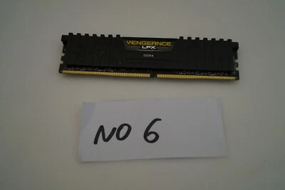 8GB Corsair CMK16GX4M2A2400C14 Vengeance LPX PC4-19200 DDR4-2400 Ram no 6 - Image 1 of 4