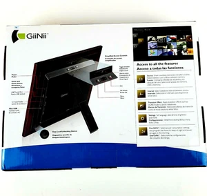 GiiNii LED Digital Picture Frame GH-713p No PC Required 128MB Memory New - Picture 1 of 6