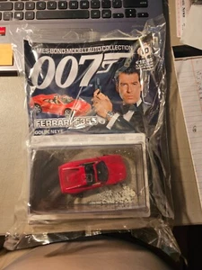 2008 GE FABBRI LTD JAMES BOND MODELLAUTO COLL. #10 FERRARI F355 GOLDONEYE NIP - Picture 1 of 9