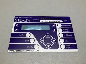 Fortress Memtronik Metal Detector Stealth Display Control Panel F06168 Replace - Picture 1 of 3