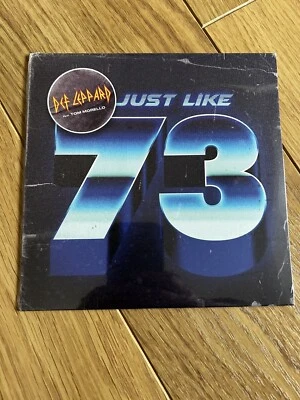 DEF LEPPARD JUST LIKE 73 BLUE VINYL 7" SINGLE New Mint Factory Sealed - Image 1 of 2