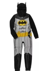 Batman Costume Hooded Sleeper Blanket 1-PC Pajama Boy Size 8 NWT! MSRP: $44 - Picture 1 of 4