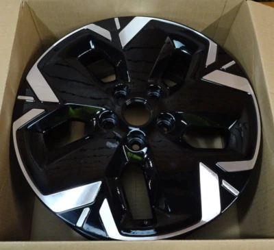 Kia Niro EV 2023 74616 95519 Aluminum OEM Wheel Rim 17 x 7 CNC Gloss Black - Image 1 of 4