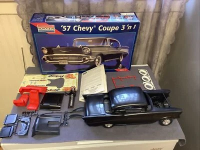 1995 Monogram #2800 1/12 1957 Chevy Coupe 3 'n 1 Open box Started Bonus Model - Image 1 of 4