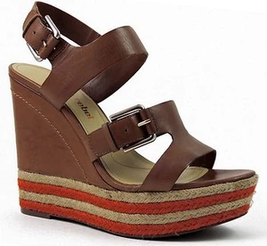 Luxus Rebel Damen Nelly Plateau Sandalen Naturleder Größe EU 41 - Bild 1 von 6